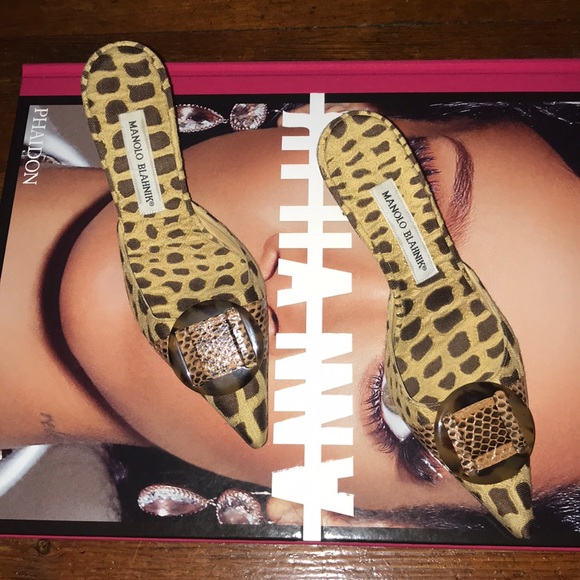 Manolo Blahnik Shoes - Manolo Blahnik Mules 37.5